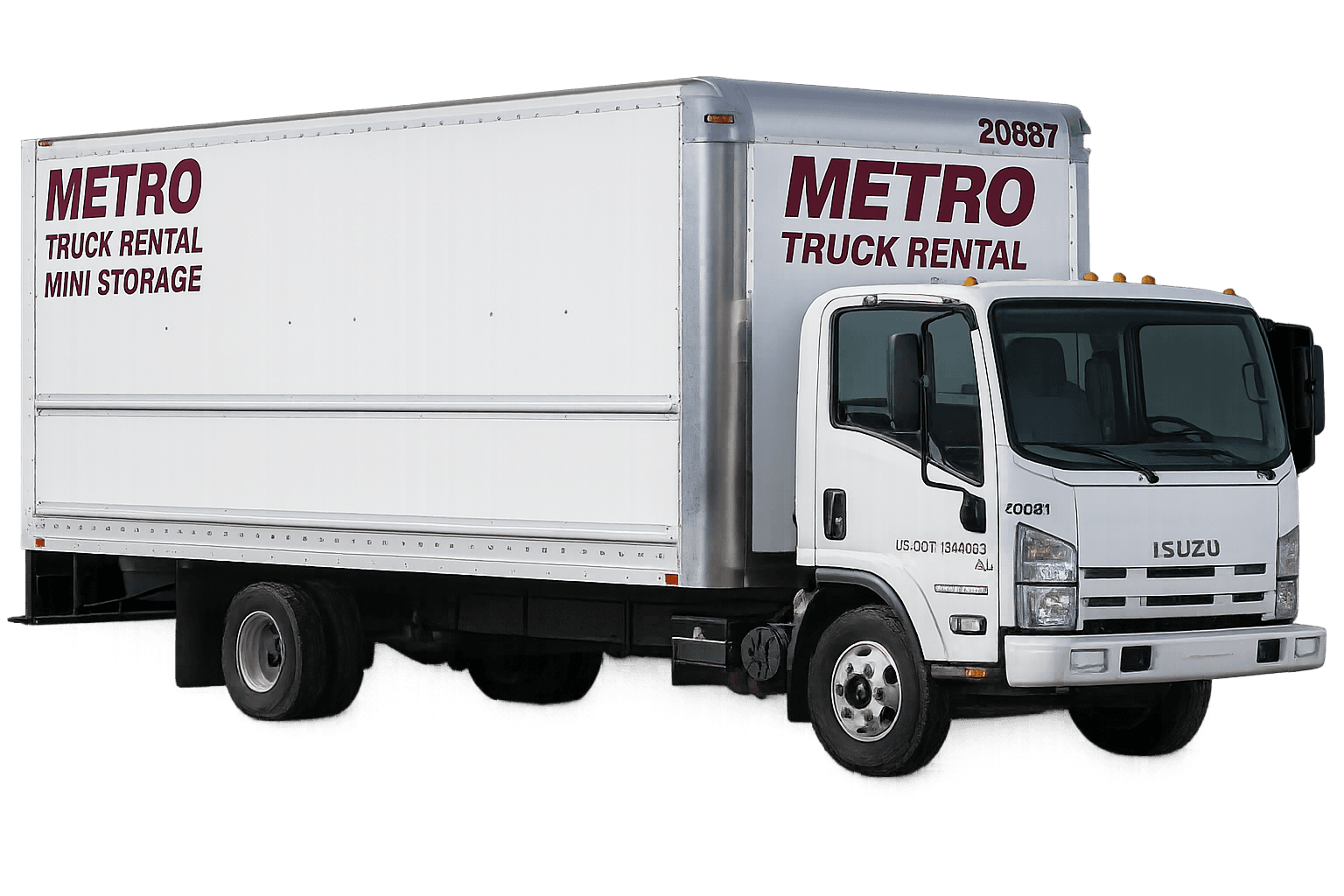 Metro 20 foot box truck.